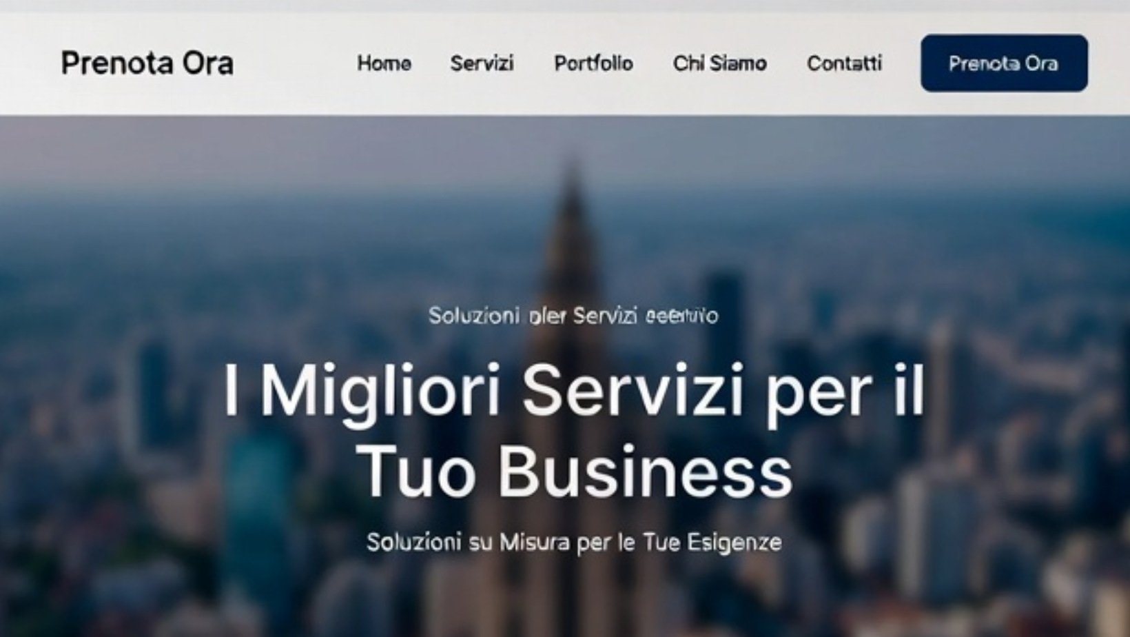 sito web professionale opzione